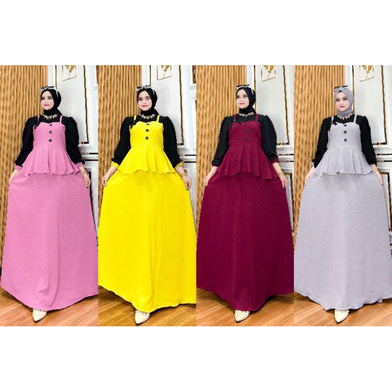 dres kringkel kombinasi ala korea