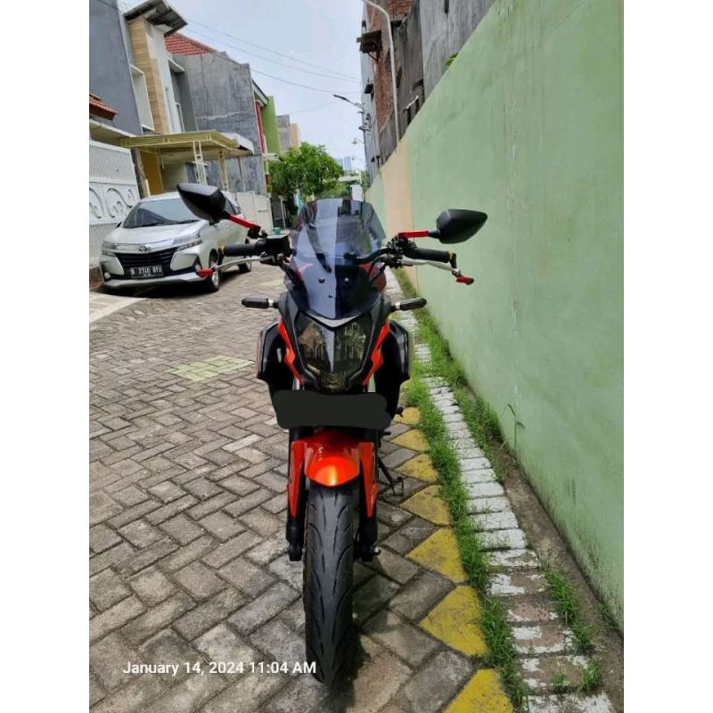 Aksesoris Variasi Windshield Winsil Visor Kawasaki Z250 SL