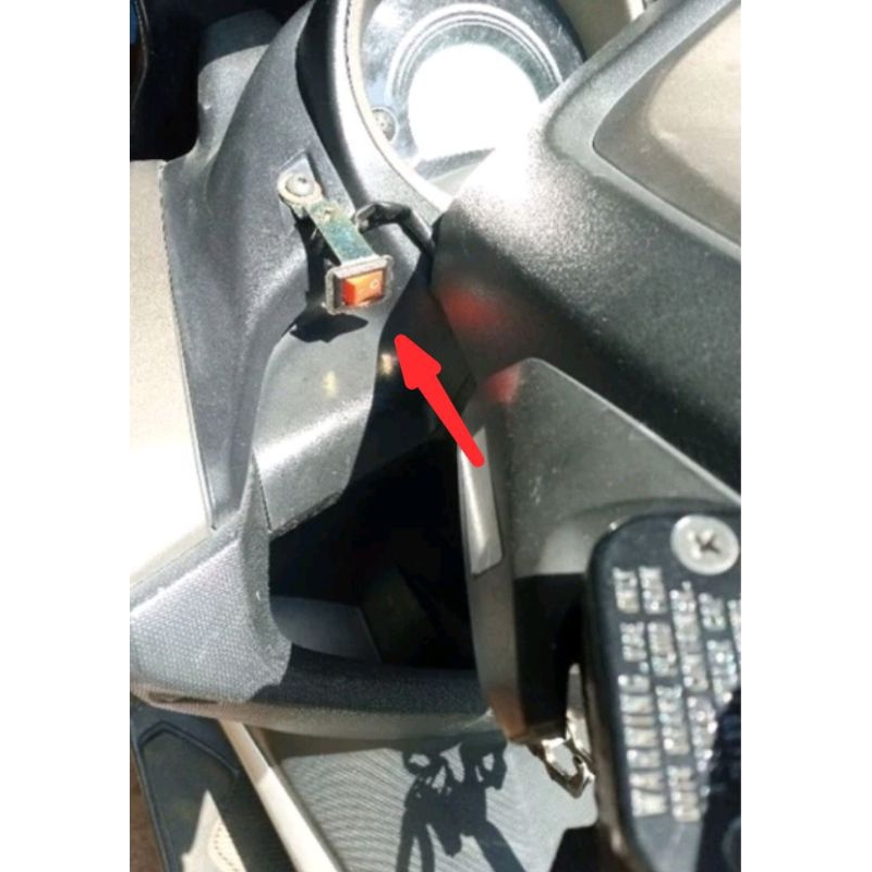 saklar kecil on/of tambahan untuk lampu utama motor