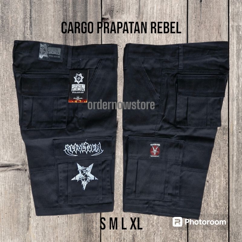 celana pendek cargo prapatan rebel bandung original "sepultura".prapatan rebel bandung official