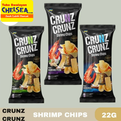 

Crunz crunz per 20 pcs snack rasa udang/ crunzcrunz shrimp chips/ snack seafood/ snack viral