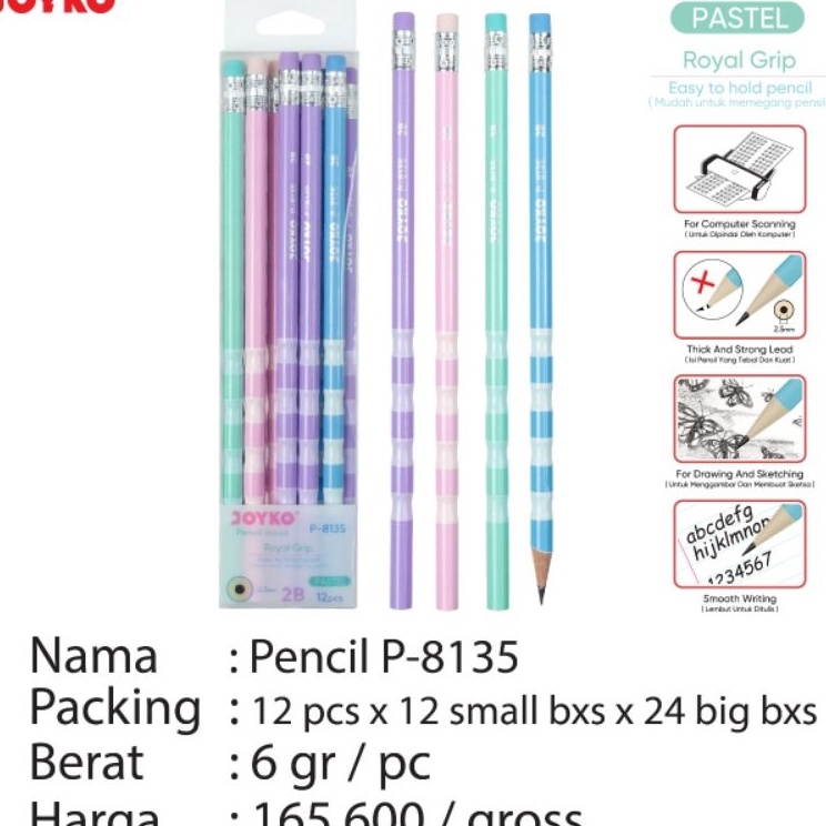 

Bayar Di Tempat Pencil P8135 2B Joyko