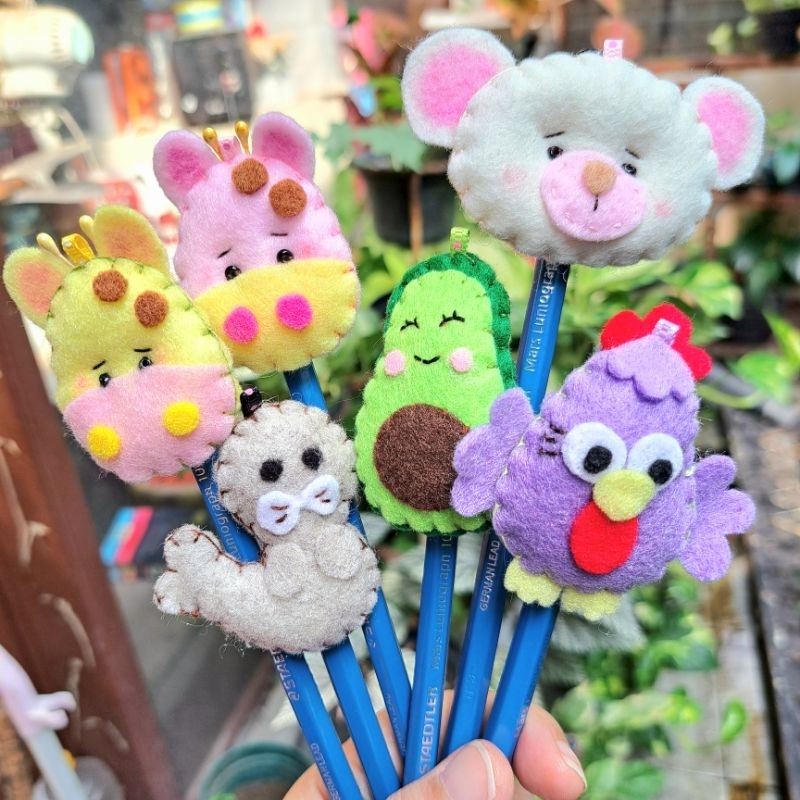 

pensil boneka lucu flanel..