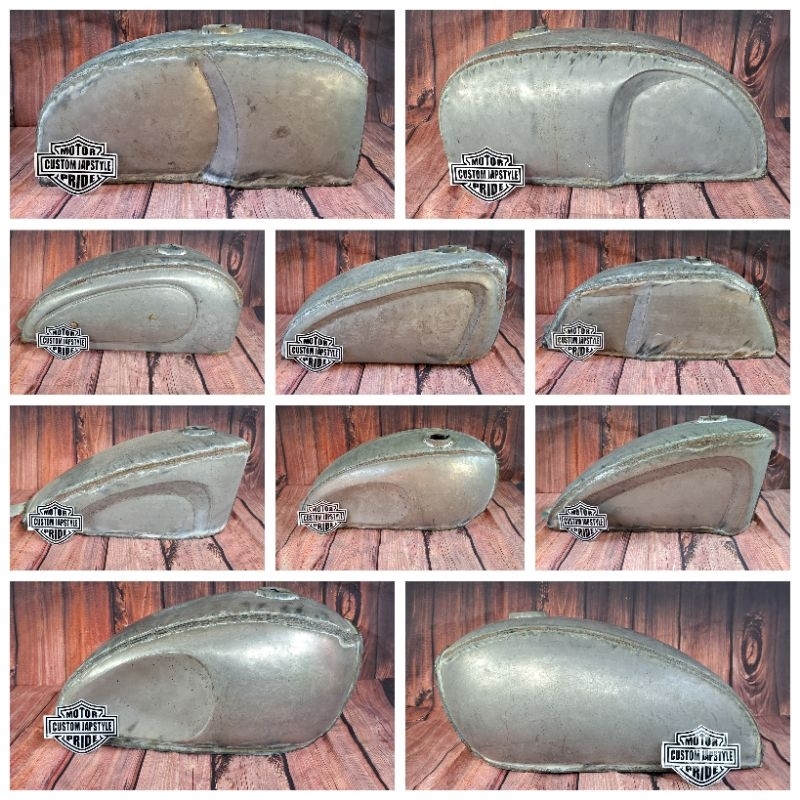 Tangki Japstyle Tangki bahan Motor Custom Tengki Motor Japstyle bahan tebal 1mili