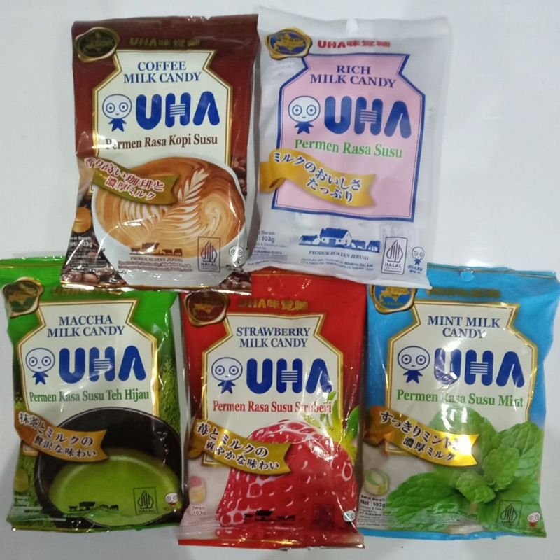 

UHA Permen Rasa Susu 103 gram Aneka Buah