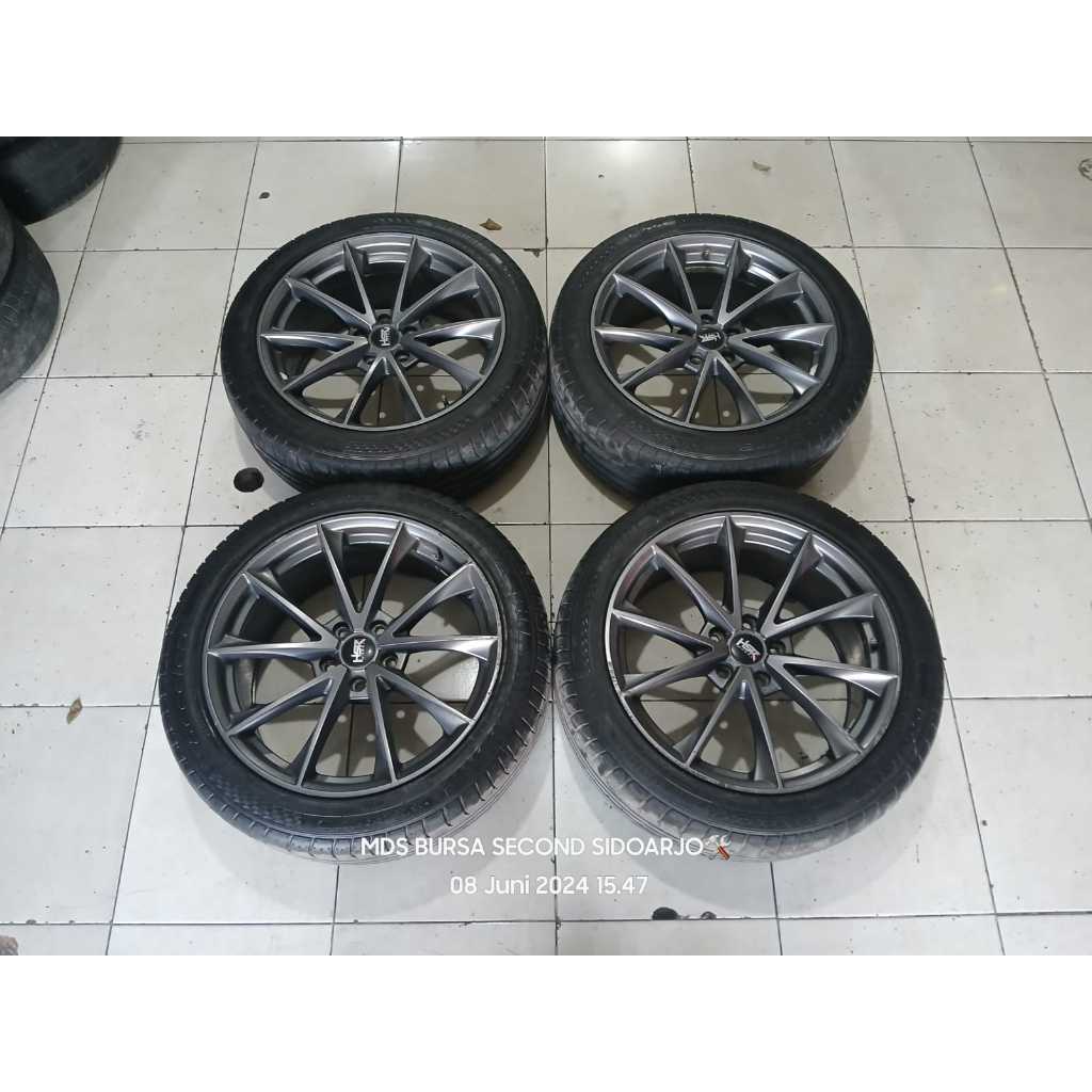 Velg Mobil Second R19 Type Montana PCD 5X114 + Ban Accelera Size 245 45 R19
