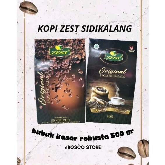 

KOPI ZEST ASLI SIDIKALANG || BUBUK KASAR 500 GR