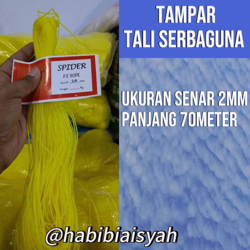 

Tampar / Tali Serbaguna Panjang 70meter 2mm