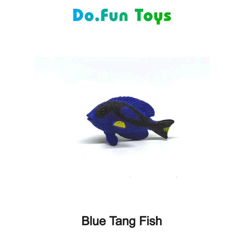 Animal Figurine | BLUE TANG FISH / Mainan Miniatur Ikan Blue Tang