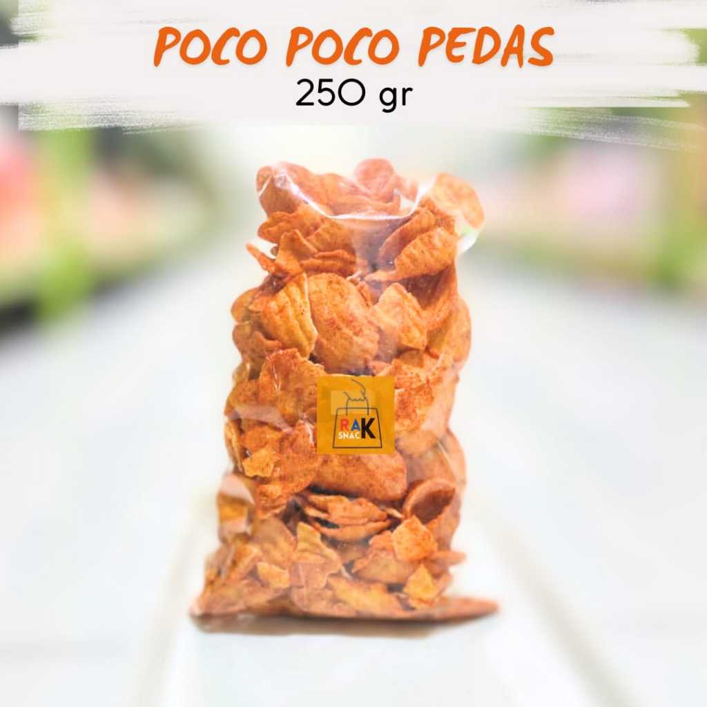 

POCO POCO PEDAS BALADO 250 GRAM | Cemilan Keripik Murah Kemasan Ekonomis