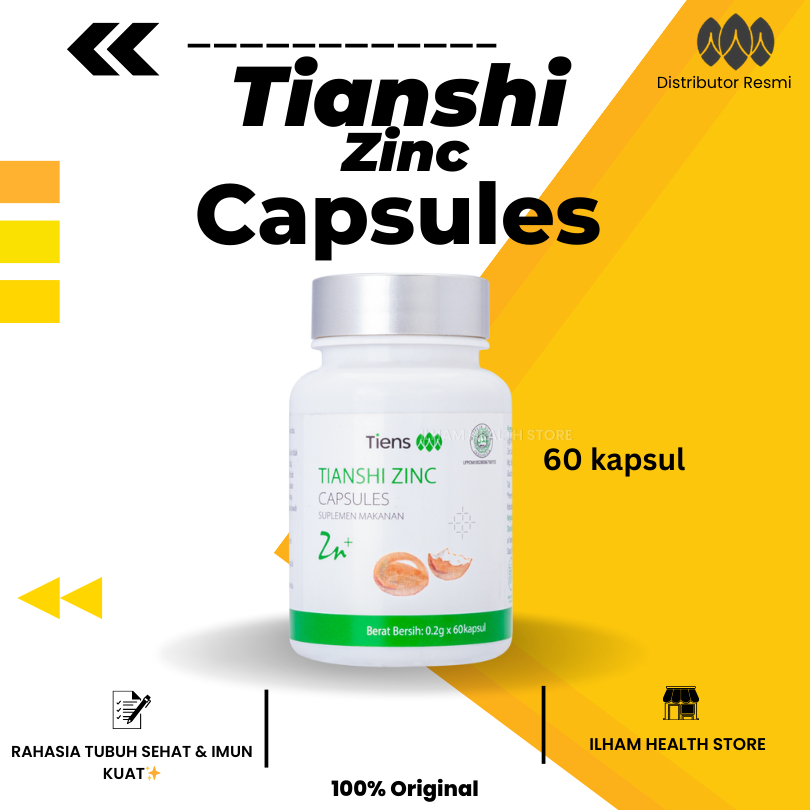 Peninggi Badan Tiens Anak & Dewasa | Susu Kalsium NCP dan Zinc Kapsul Susu Kalsium Tiens Original