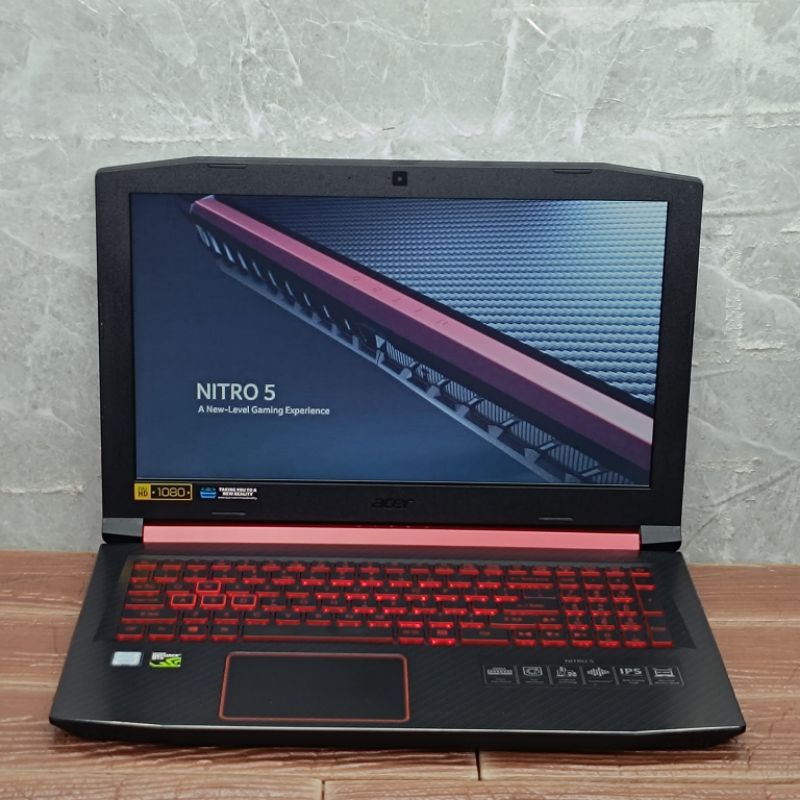 Laptop Acer NITRO 5 GAMING Intel Core i5-8300H RAM 8GB SSD 256GB GTX 1050