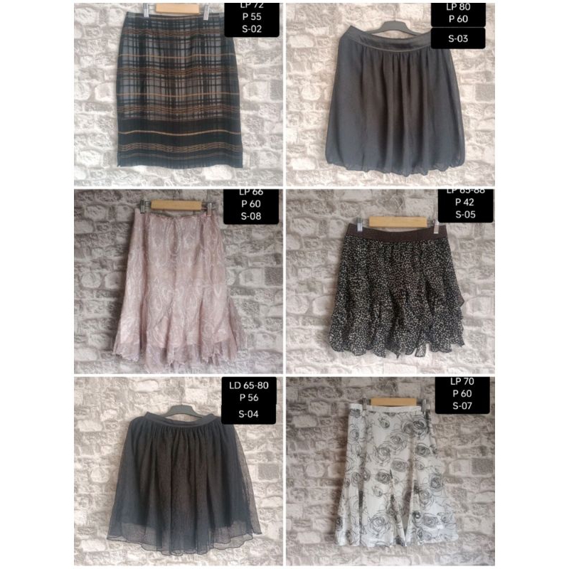 preloved rok sifon pinggang kecil