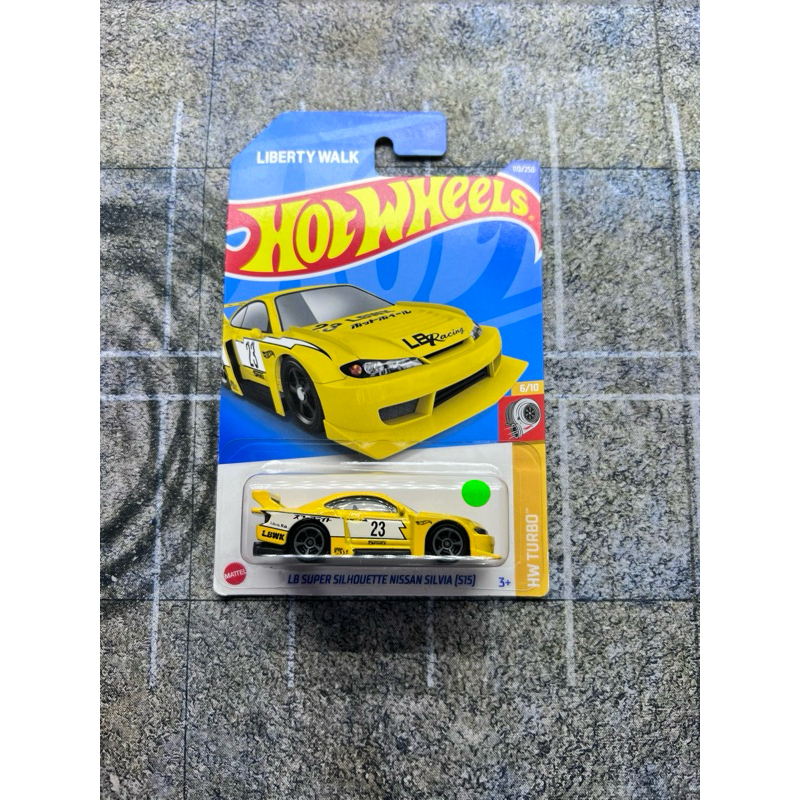 Hotwheels Reguler LBWK petir S15 kuning