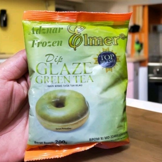 

Elmer Dip Glaze Green Tea 200g / topping donat/ topping roti