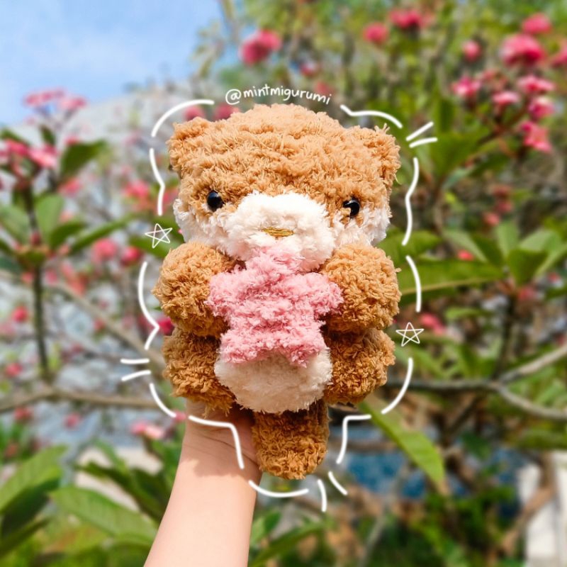 Star Otter / Berang-berang - Amigurumi / Boneka Rajut