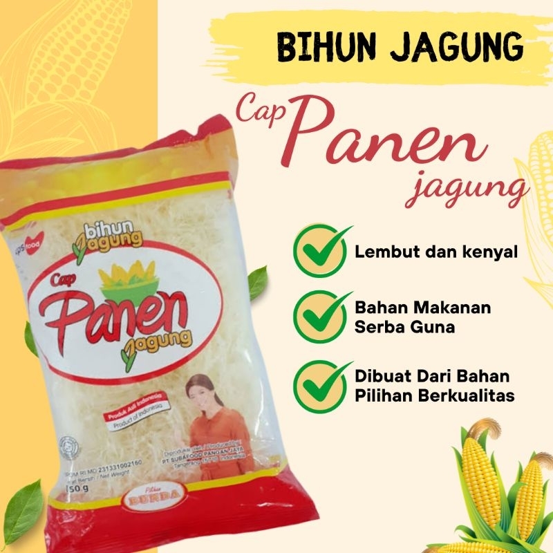 

Bihun cap panen jagung original @150g dan @300g bisa cod