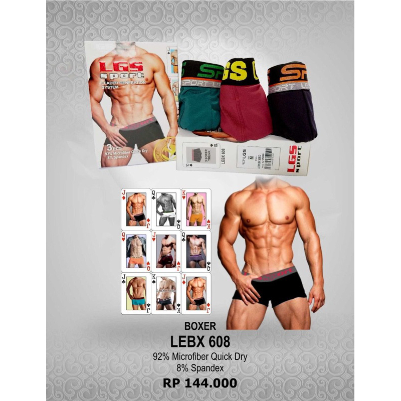 boxer LGS | celana dalam pria | trunks