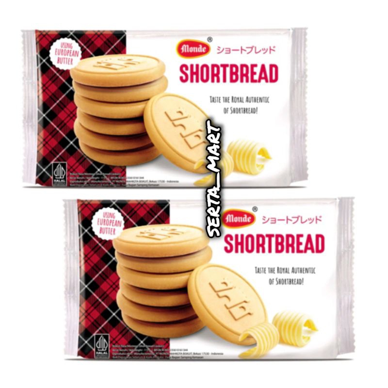 

Monde Shortbread Biskuit Rasa Mentega 115gr