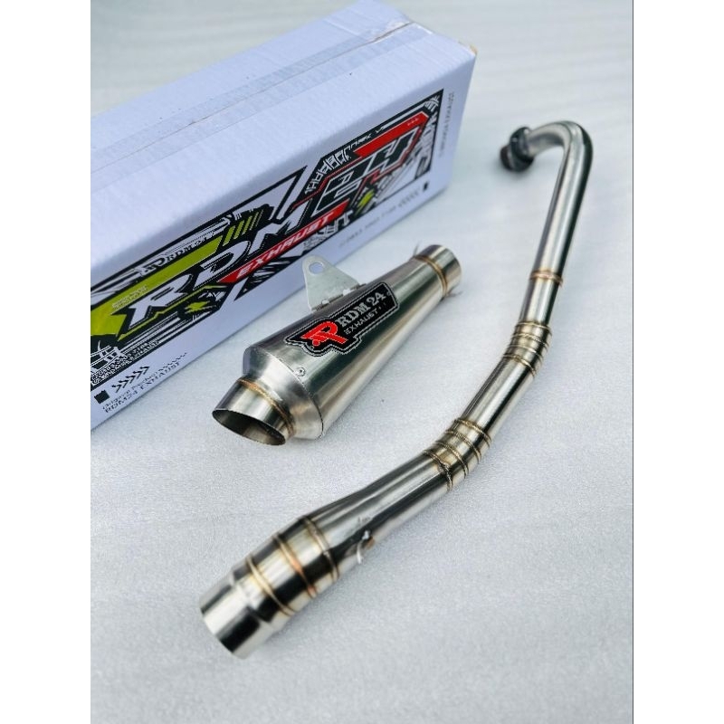 Knalpot kompetisi drag 130cc-200cc jupiter vega smash shogun supra bore up harian _ original RDM24 E