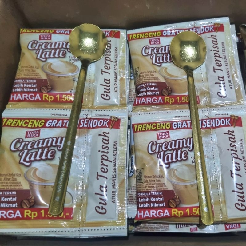 

(10 Sachet) Torabika Creamy Latte Kopi Gurih Berhadiah Sendok Eksklusif