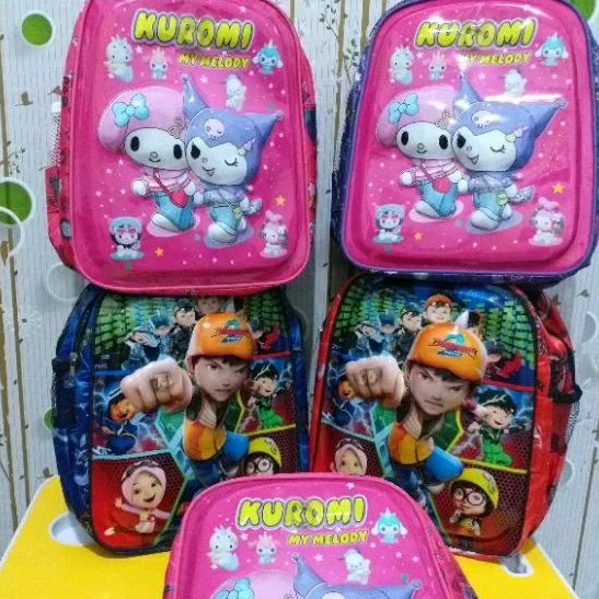 

tas anak sekolah embosed usia paud, tk, sd kelas 1 - kode C
