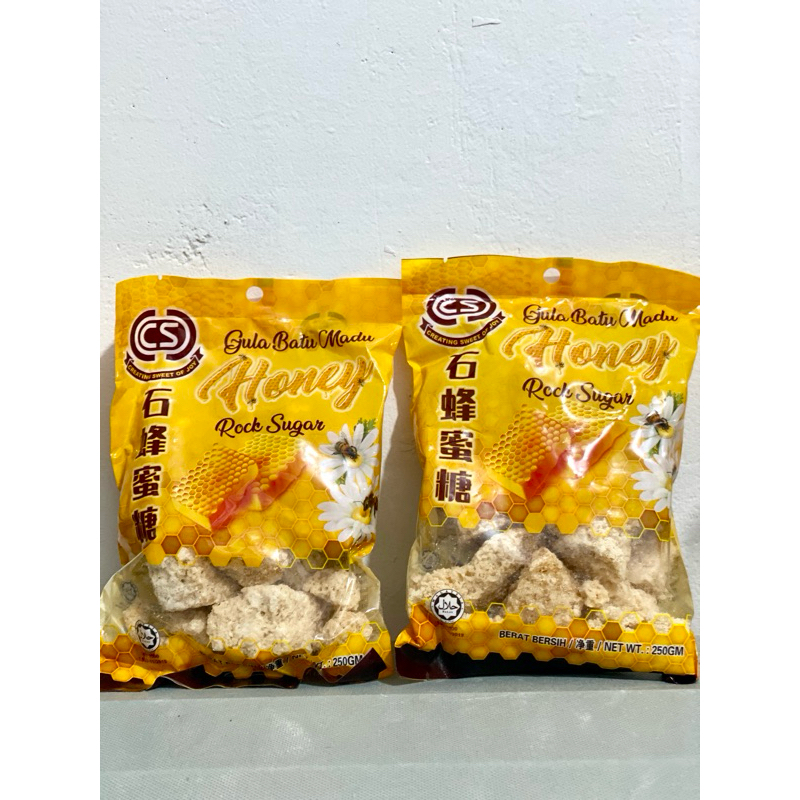 

GULA BATU MADU HONEY ROCK SUGAR 250G HONEY CUBE HONEYCOMB GULA MADU MALAYSIA