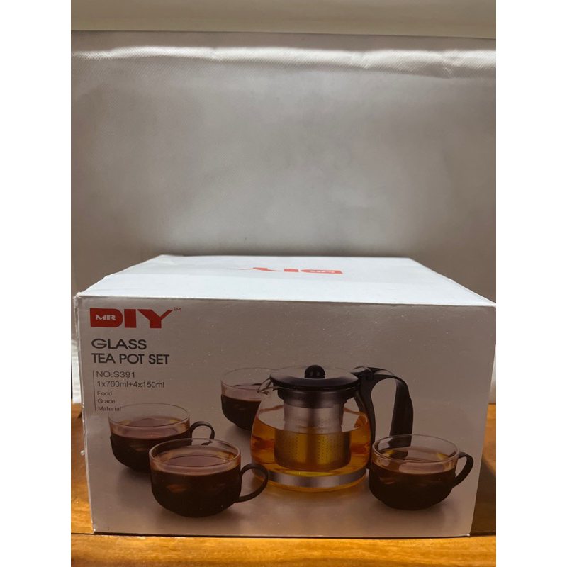 glass tea pot set MR DIY