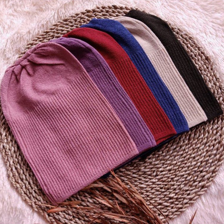 Garansi Aman  Ciput Hanna Rajut Premium Inner Model Kupluk Pasar Hijab