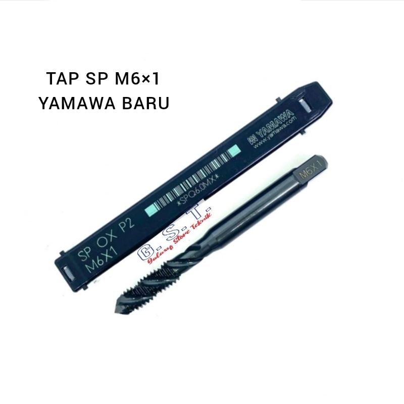 Tap Spiral M6 × 1 YAMAWA Tap Mesin Tap SP OX P2 M6×1 Yamawa Japan