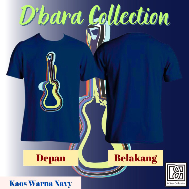 Kaos Cowok Gitar
