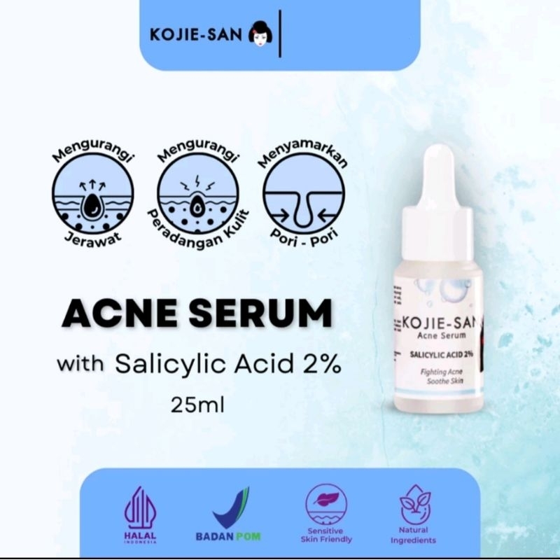 kojie san serum acne serum bpom halal