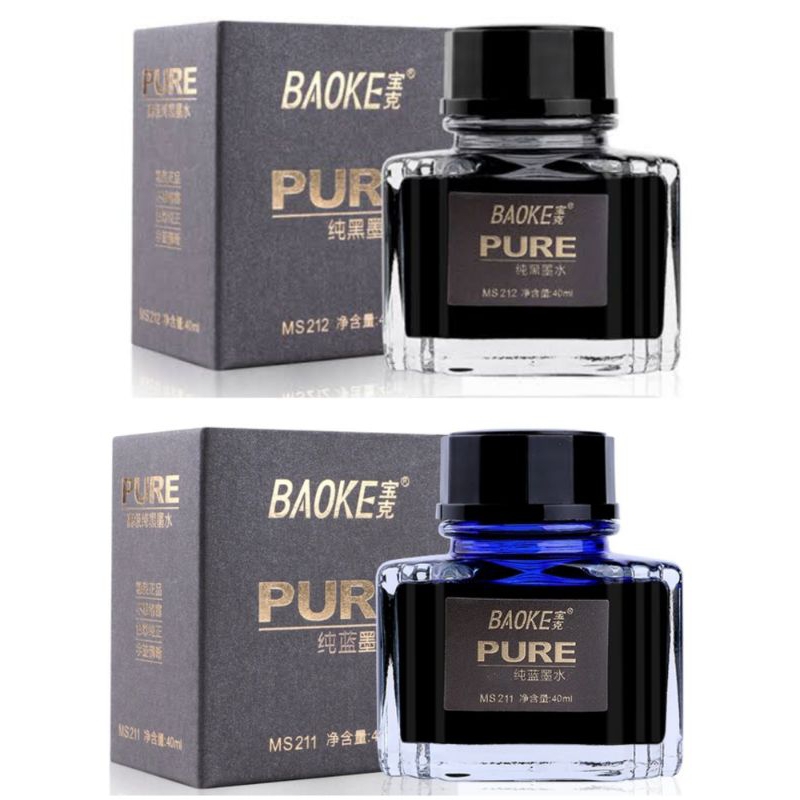 

BAOKE PURE FOUNTAIN PEN INK REFILL TINTA ISI ULANG PEN DALAM BOTOL KACA