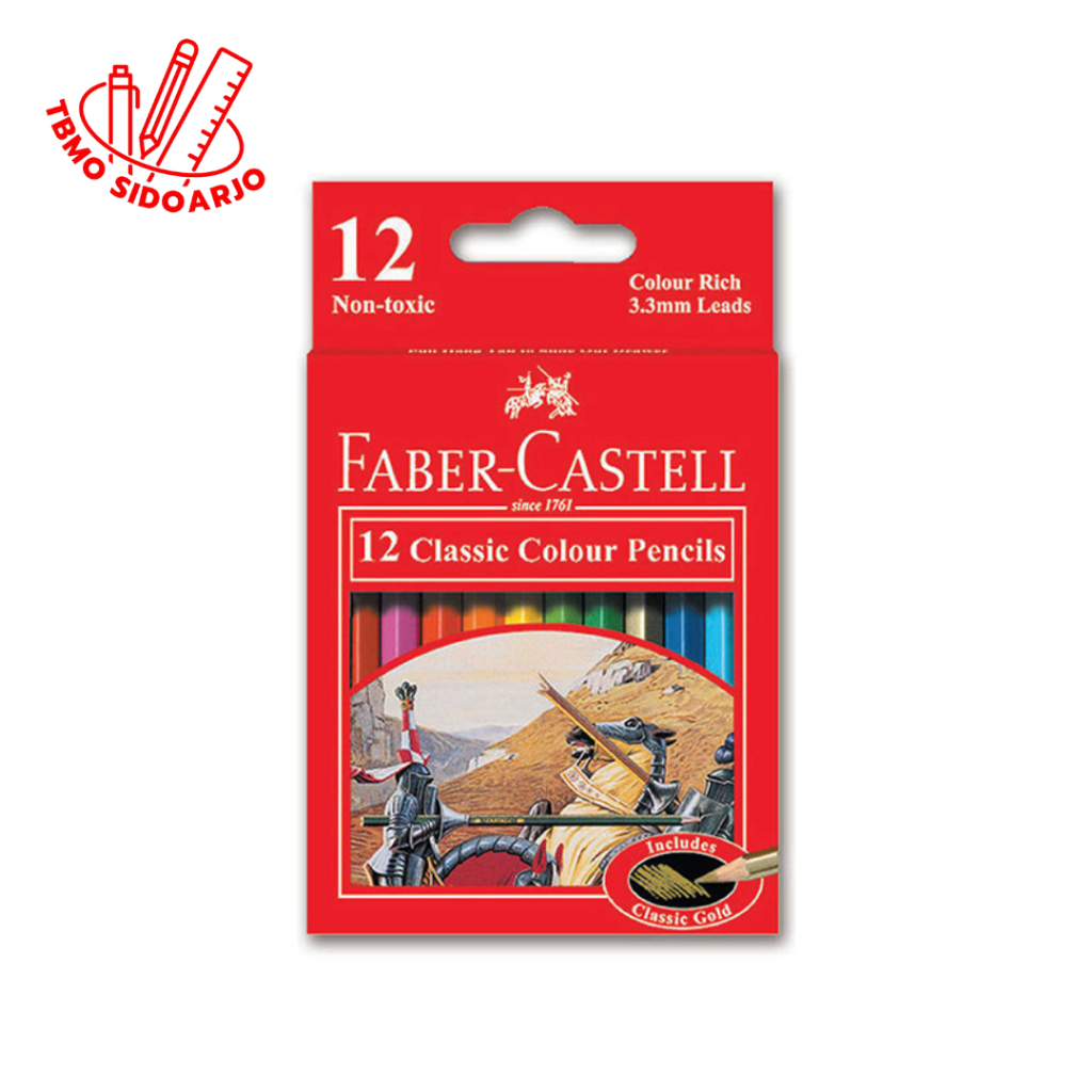 

TBMO Faber Castell Pensil Warna Classic 12 Warna Pendek 115851