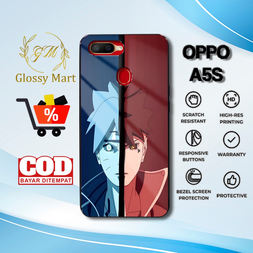 Case Oppo A5S Terbaru - Casing Oppo A5S - Motif Baruto baru - Hardcase Premium Glossy - Softcase Hp 