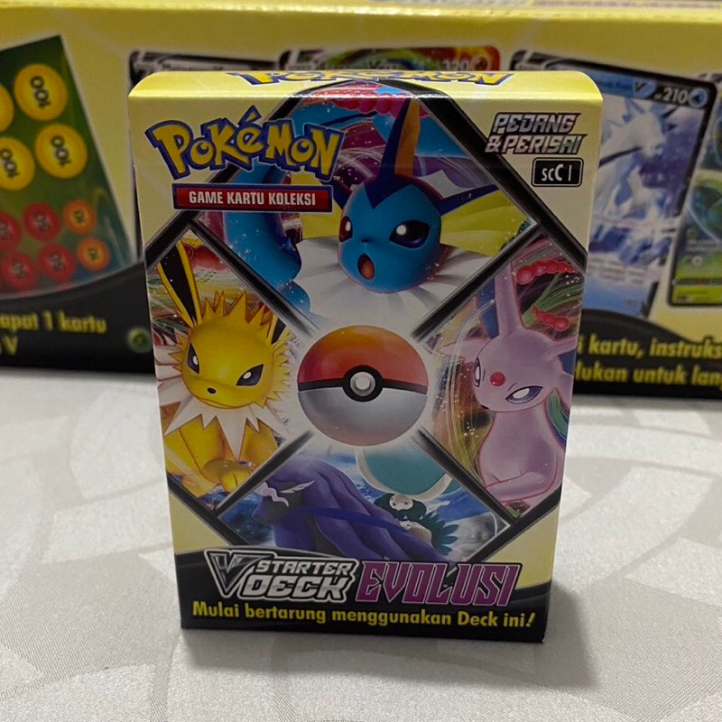 V Starter Deck Evolusi scC Kartu Pokemon Original
