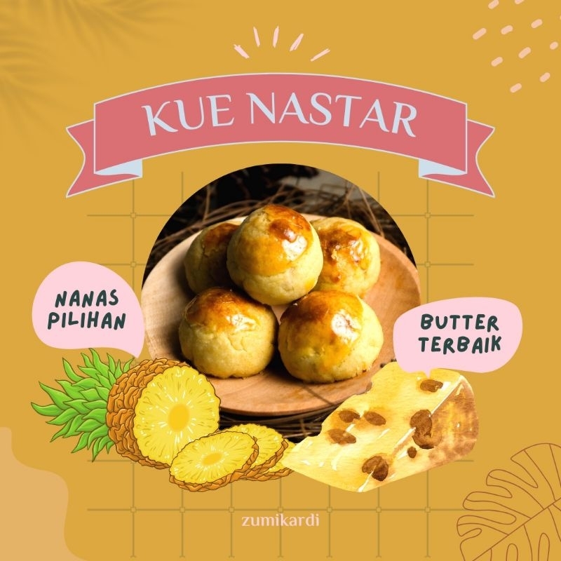 

Kue Kering Nastar Kemasan By Zumikardi | Kue Kering Nastar Isi Selai Nanas