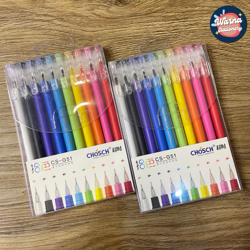 

GEL PEN CHOSCH 10 WARNA CS-G51