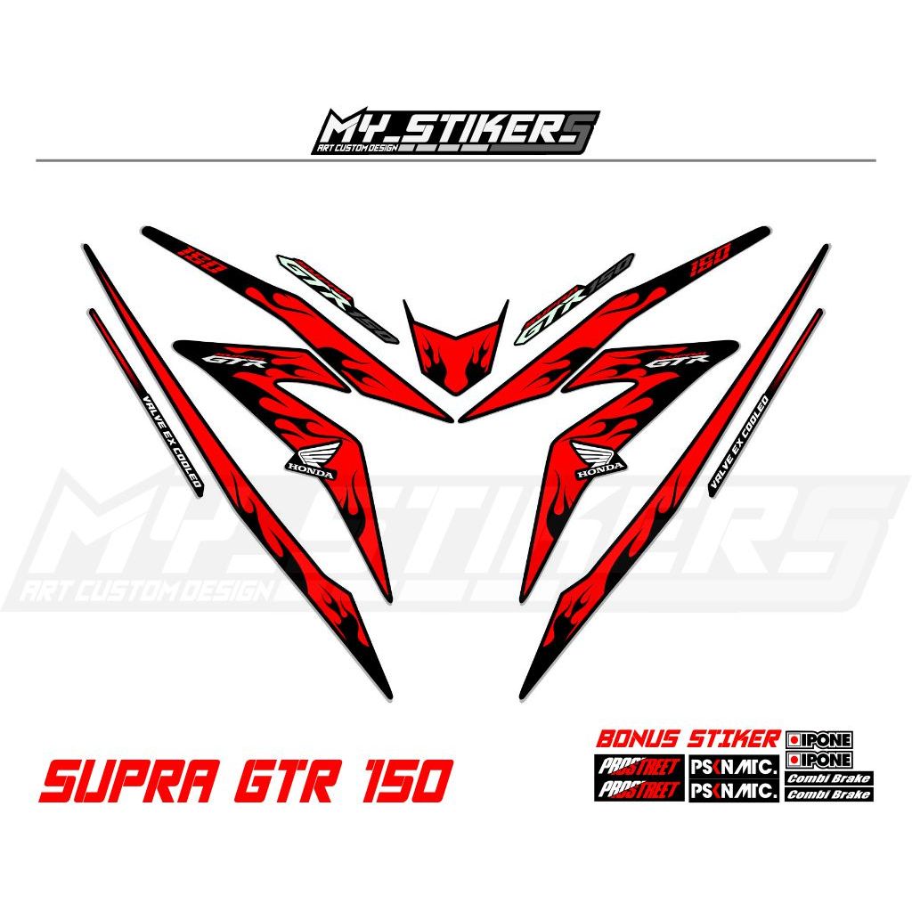 Striping SUPRA GTR 150 MALAYSIA/HONDA WINNER150 MALAYSIA-VIATNAM-THAILAD/HONDA GTR 150