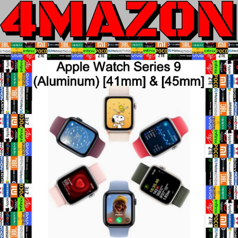 {INTER™} Apple Watch Series 9 (Aluminum) [41mm] & [45mm]
