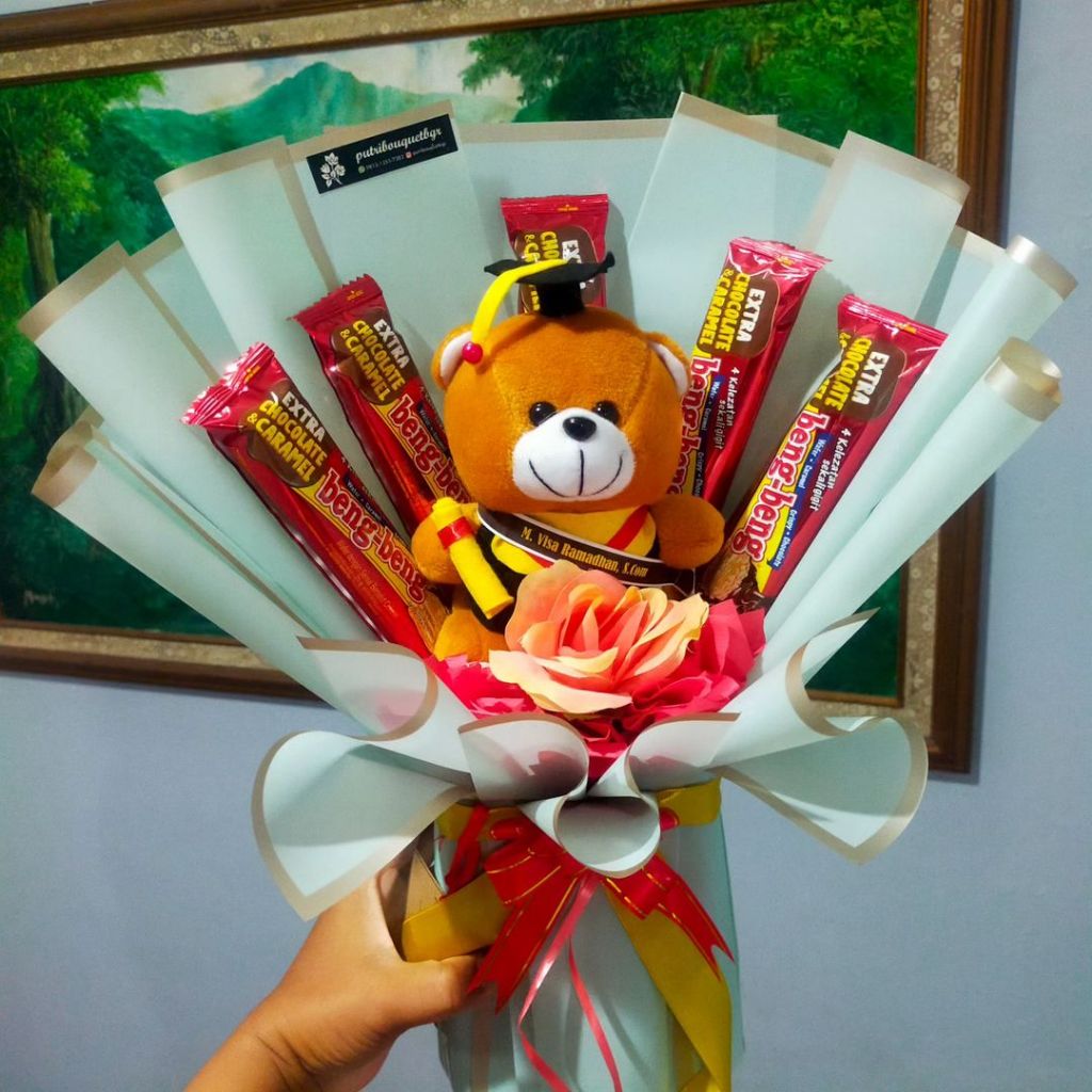 

Buket Snack Nyam-nyam + Boneka