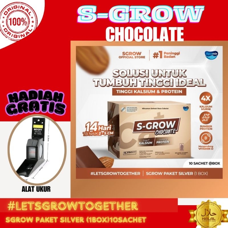 

SGROW CHOCOLATE susu peninggi badan terbaik untuk remaja dan dewasa(1box)
