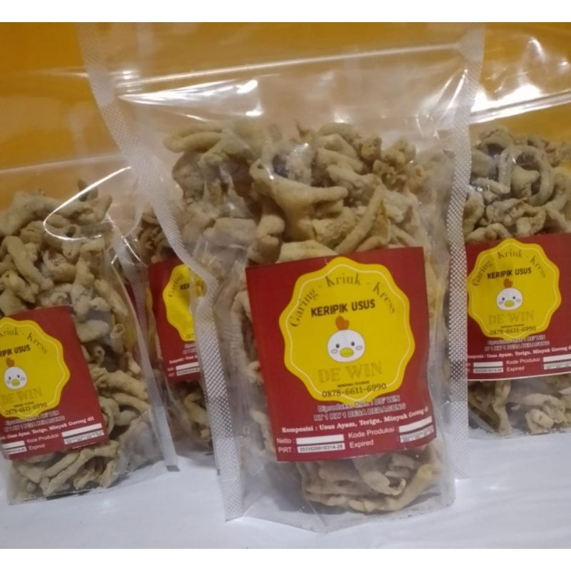 

Kripik Usus Ayam Original Gurih, Renyah dan Lezat