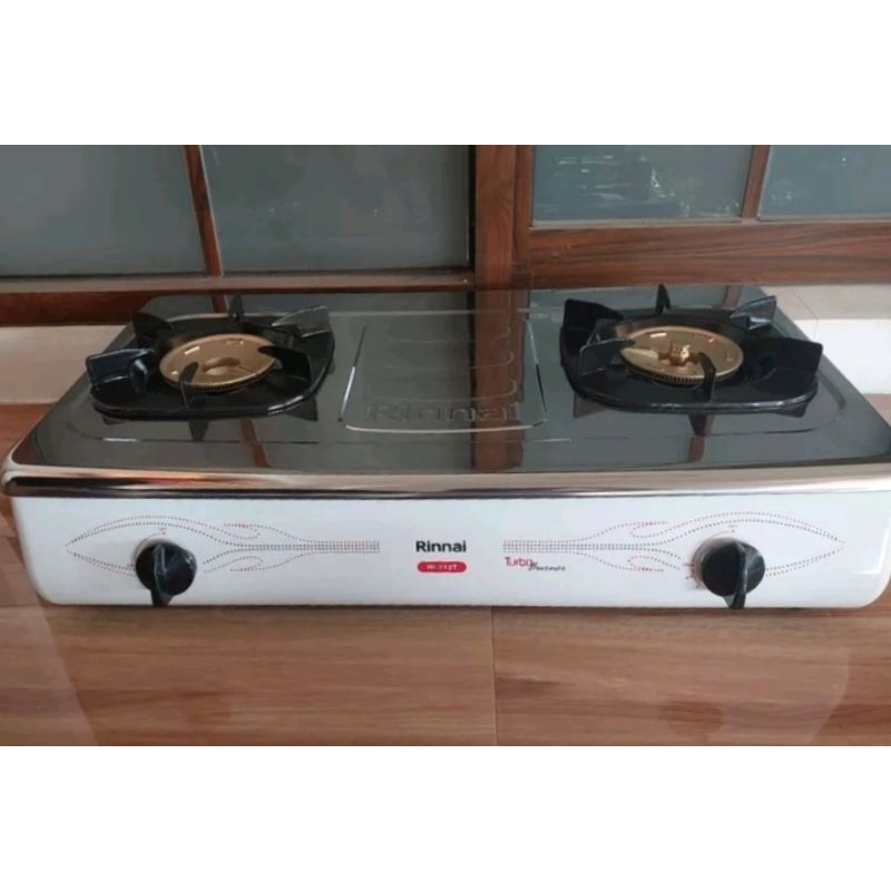 KOMPOR RINNAI RI-712T kompor gas 2 tungku kompor gas mata 2 kompor gas 2 mata kompor gas tinggi komp
