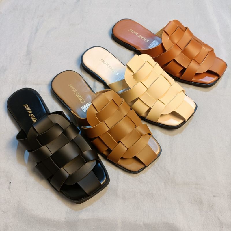 Sandal Teplek Wanita / Sandal flat Wanita Anyam