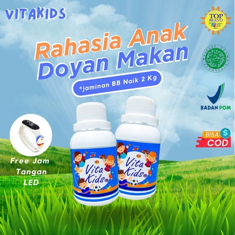 VITAKIDS Vitamin Penambah Nafsu Makan Anak Vitamin Anak Penambah Nafsu Makan Obat Penambah Nafsu Mak