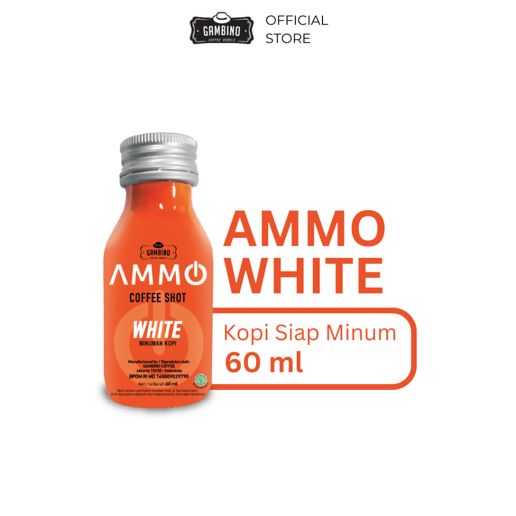 

Gambino Coffee Shot Ammo White