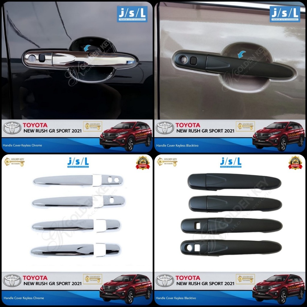 JSL Cover Handle New Rush 2021 GR Sport Pegangan Pintu Keyless