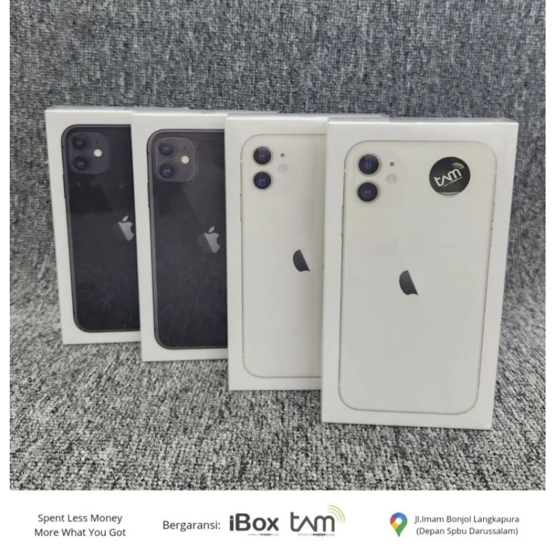 iPhone 11 64GB NEW Garansi Resmi iBox / Digimap /GDN indonesia 1tahun