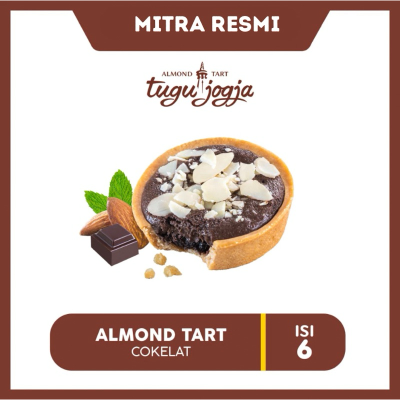 

Almond Tart Tugu Jogja Cokelat - 6pcs